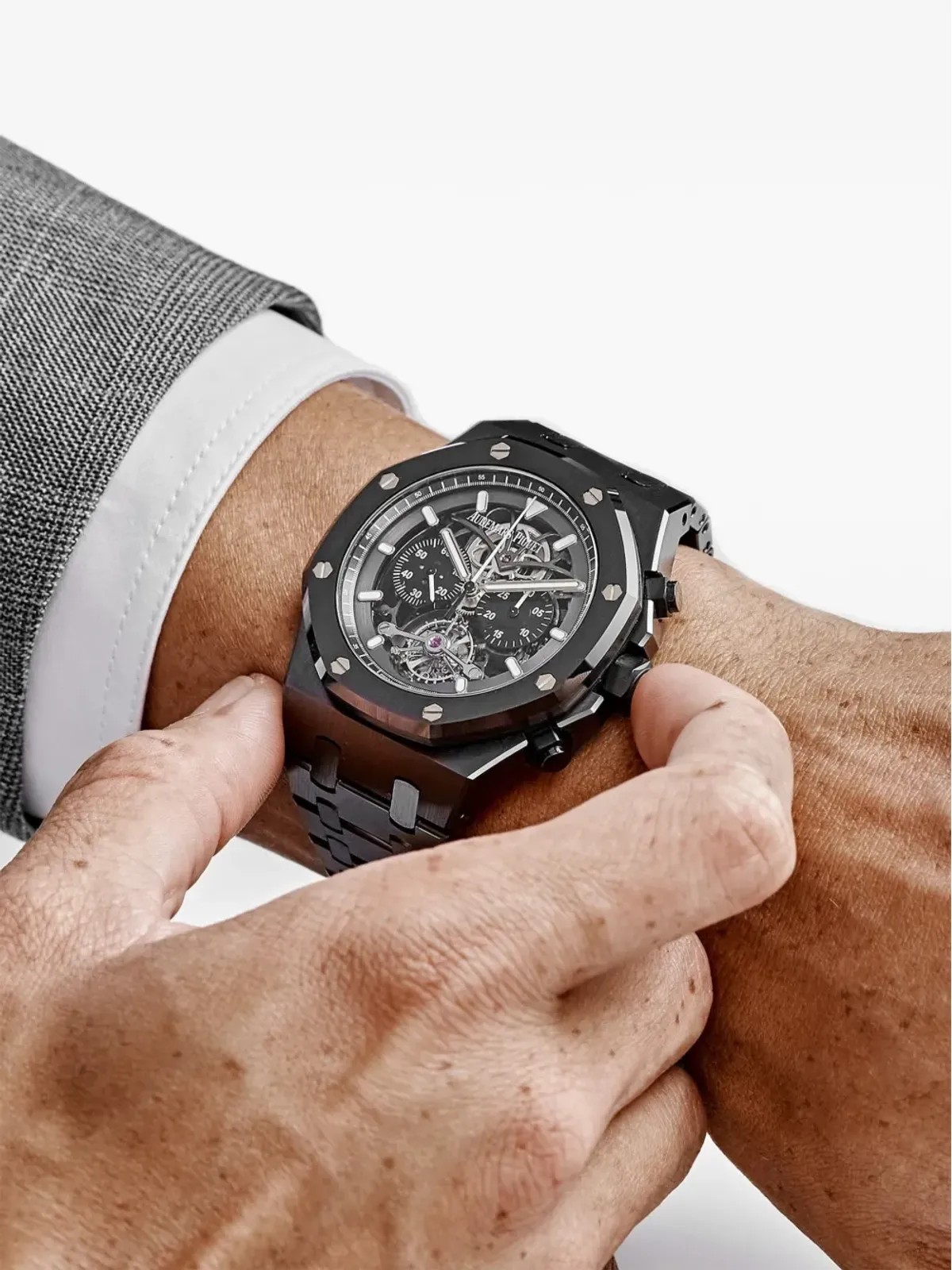 Audemars Piguet ビンテージ ロイヤルオーク トゥールビオン ウォッチ - 画像2