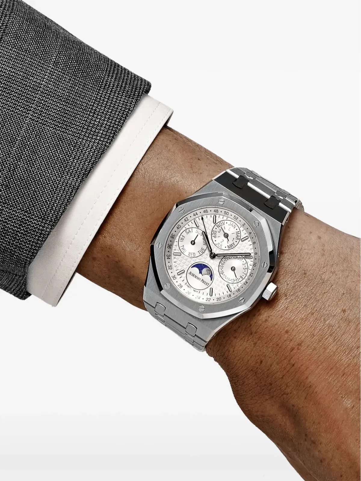 Audemars Piguet ビンテージ ロイヤルオーク パーペチュアルカレンダー 腕時計 - 画像2