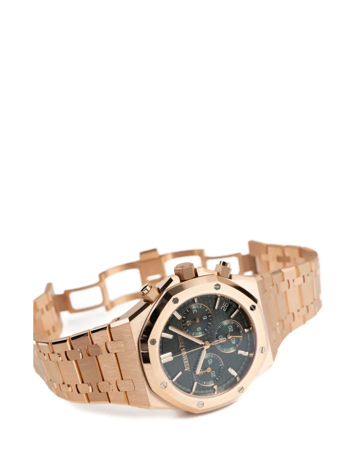 Audemars Piguet pre owned ロイヤルオーク ウォッチ グリーン - 画像4
