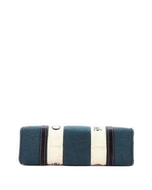 Chloé Pre-Owned Woody Recycled Felt with Leather and Canvas tote bag - Green - サムネイル4