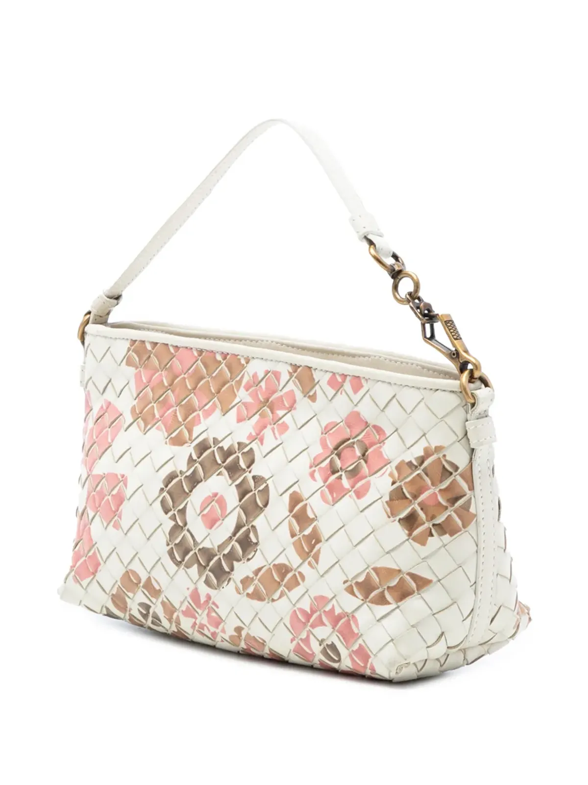 Bottega Veneta Pre-Owned フローラルプリント ナパイントレッチャート ハンドバッグ - 画像3