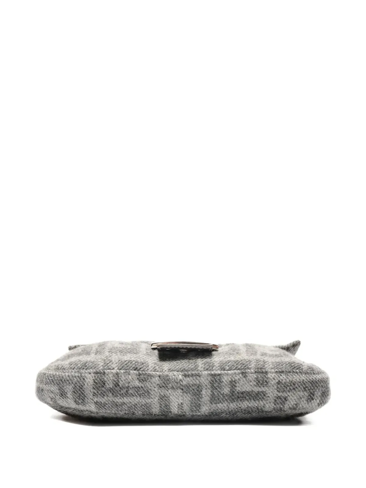 Fendi Pre-Owned 2000年代パターン ウール ショルダーバッグ - グレー - 画像3