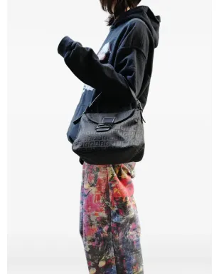 Fendi Pre-Owned 1990年代ロゴキャンバスバッグ ブラック - サムネイル2