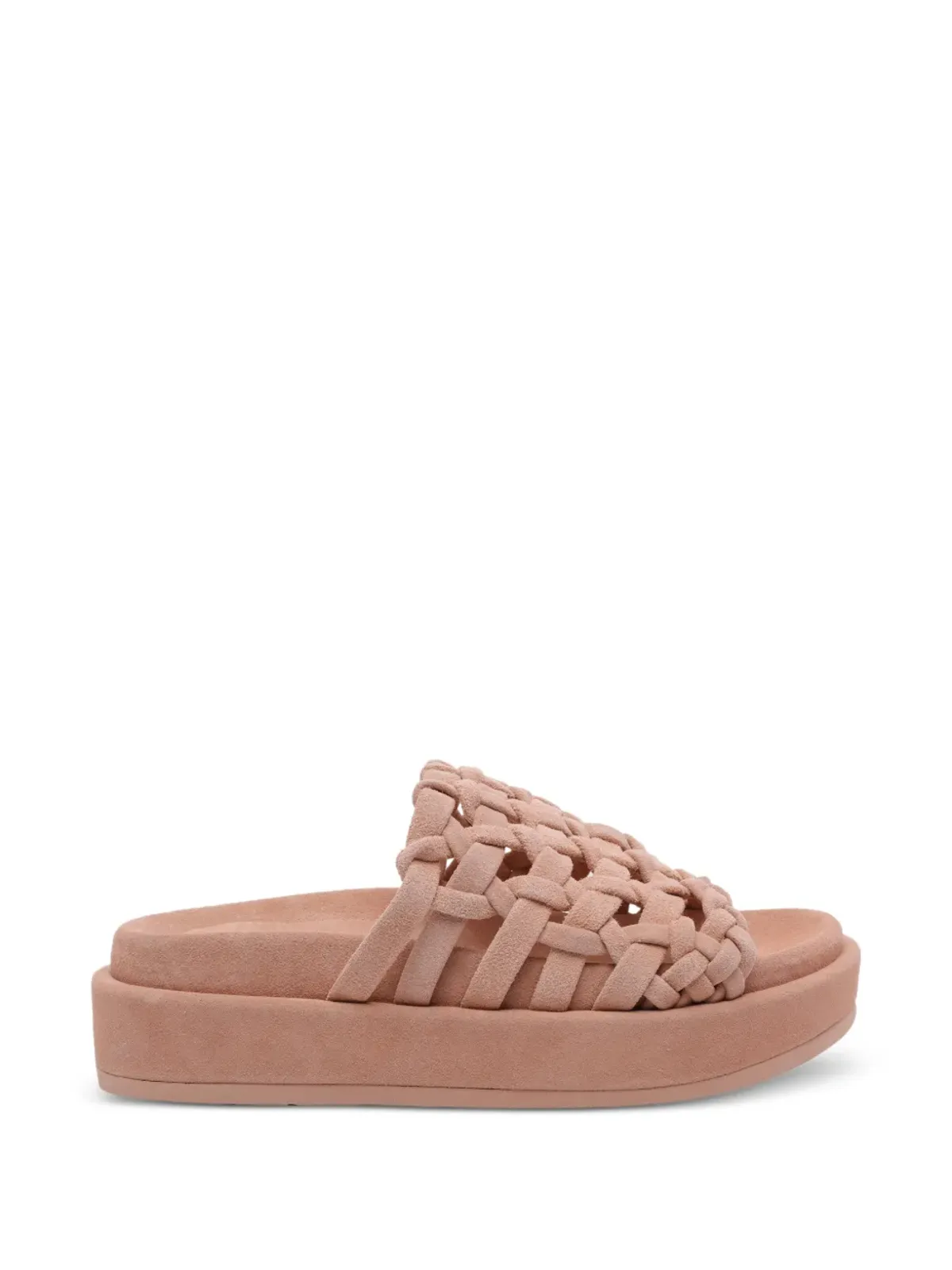Paloma Barceló 編み込みオープントゥサンダル - ピンク - 画像1