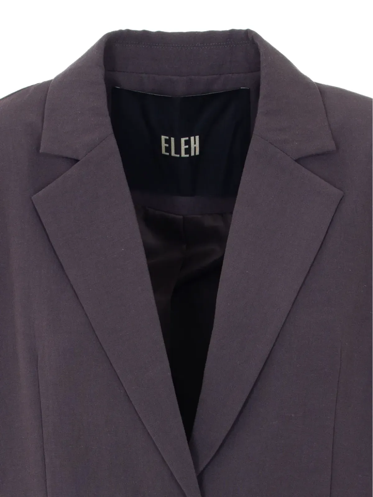 Eleh Vネック前面ポケット付きブレザー - 画像4