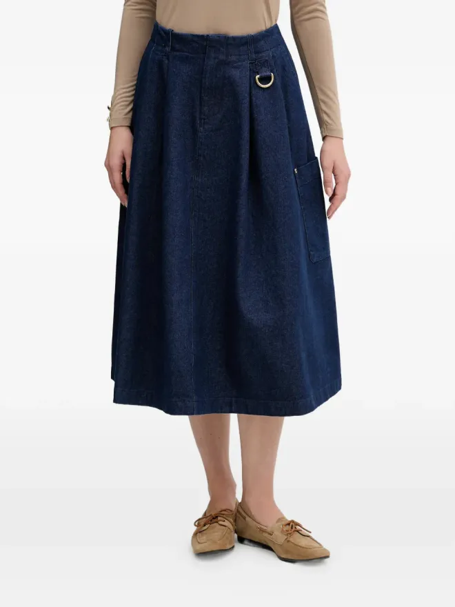 Barbour Barbour Saima d-ring pocket midi skirtの商品画像
