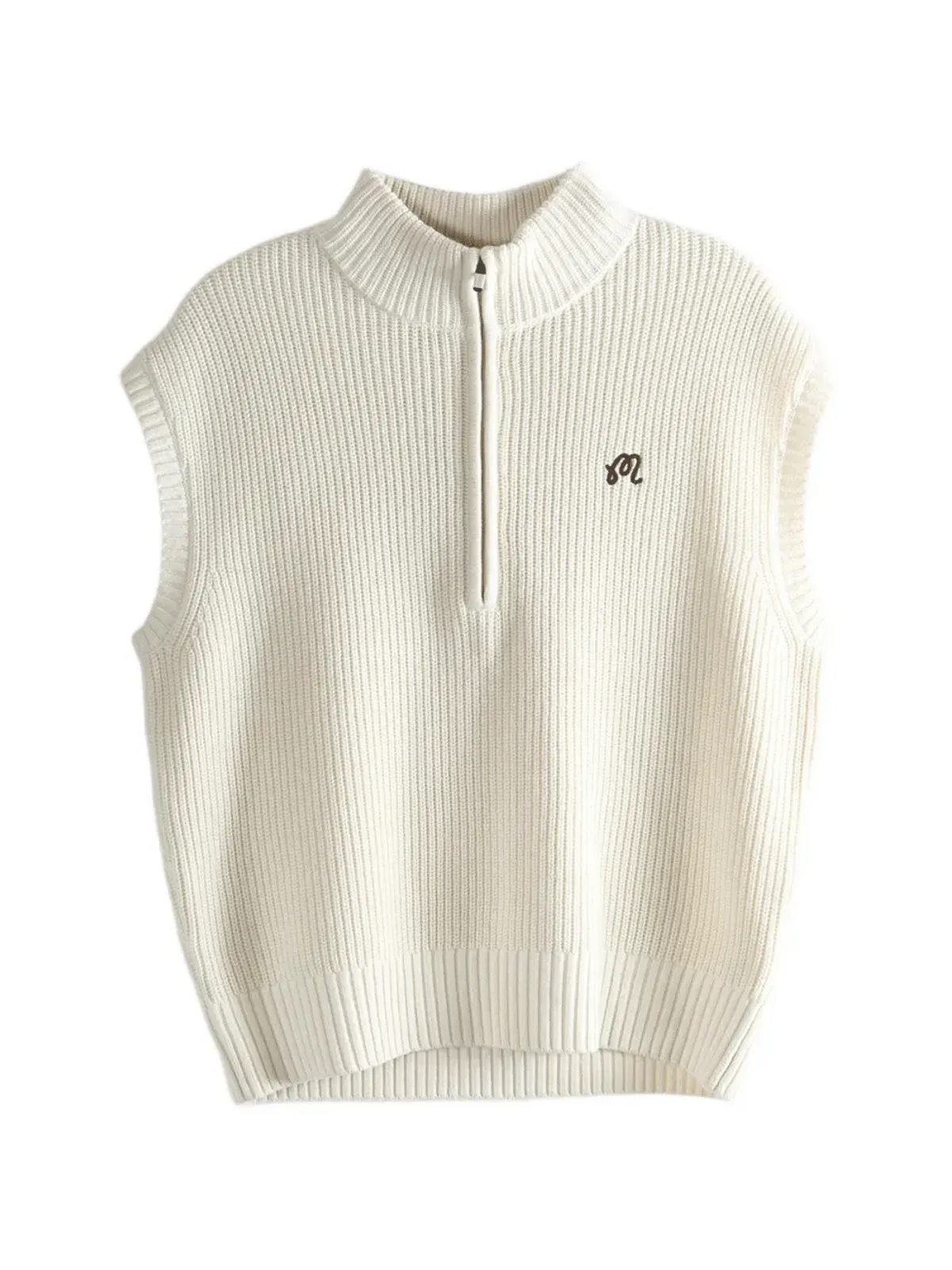 Malbon Golf Iva ジップ付きノースリーブトップ - 画像1