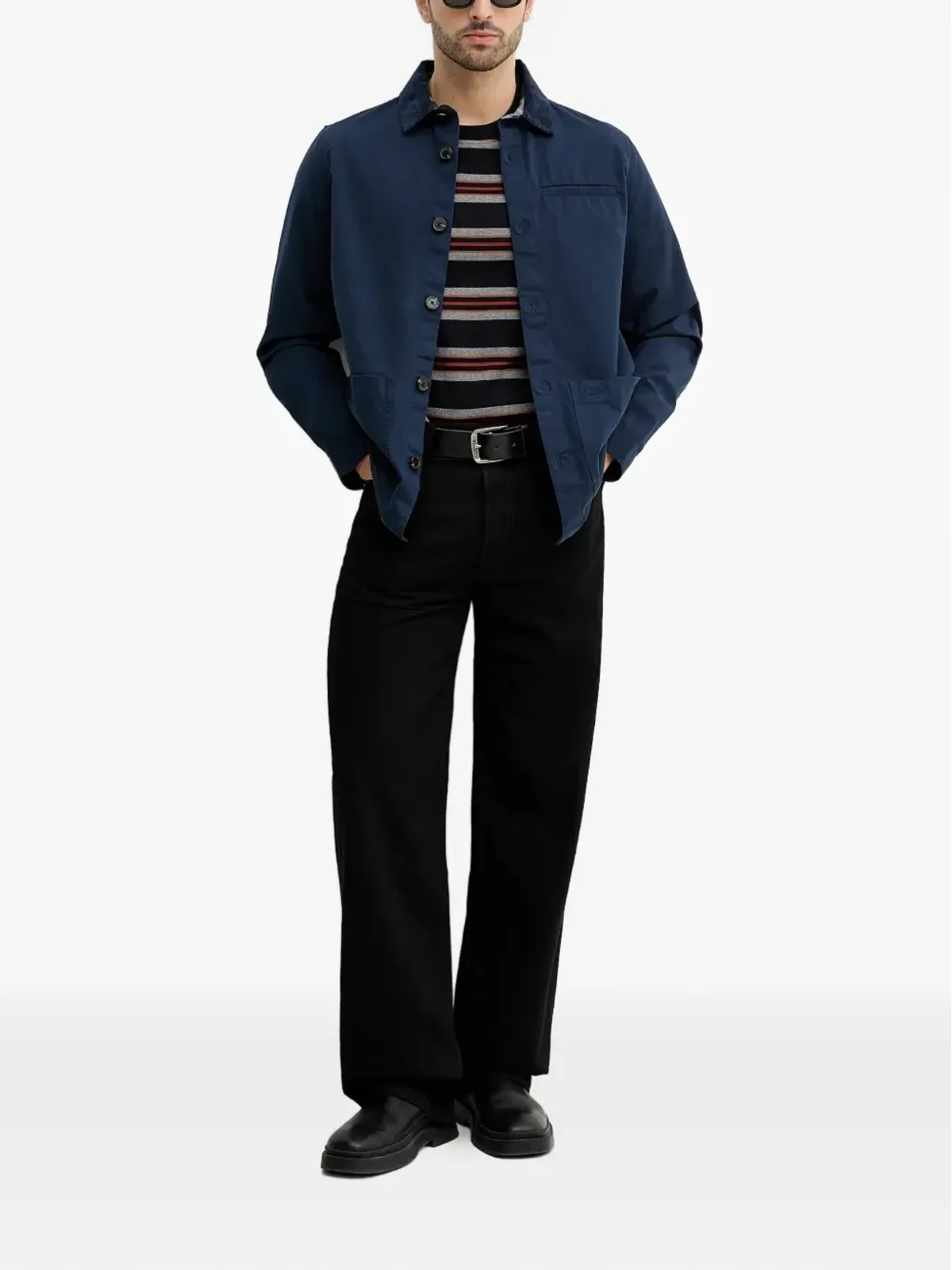Barbour ボタン付きコーデュロイ襟ジャケット - 画像2