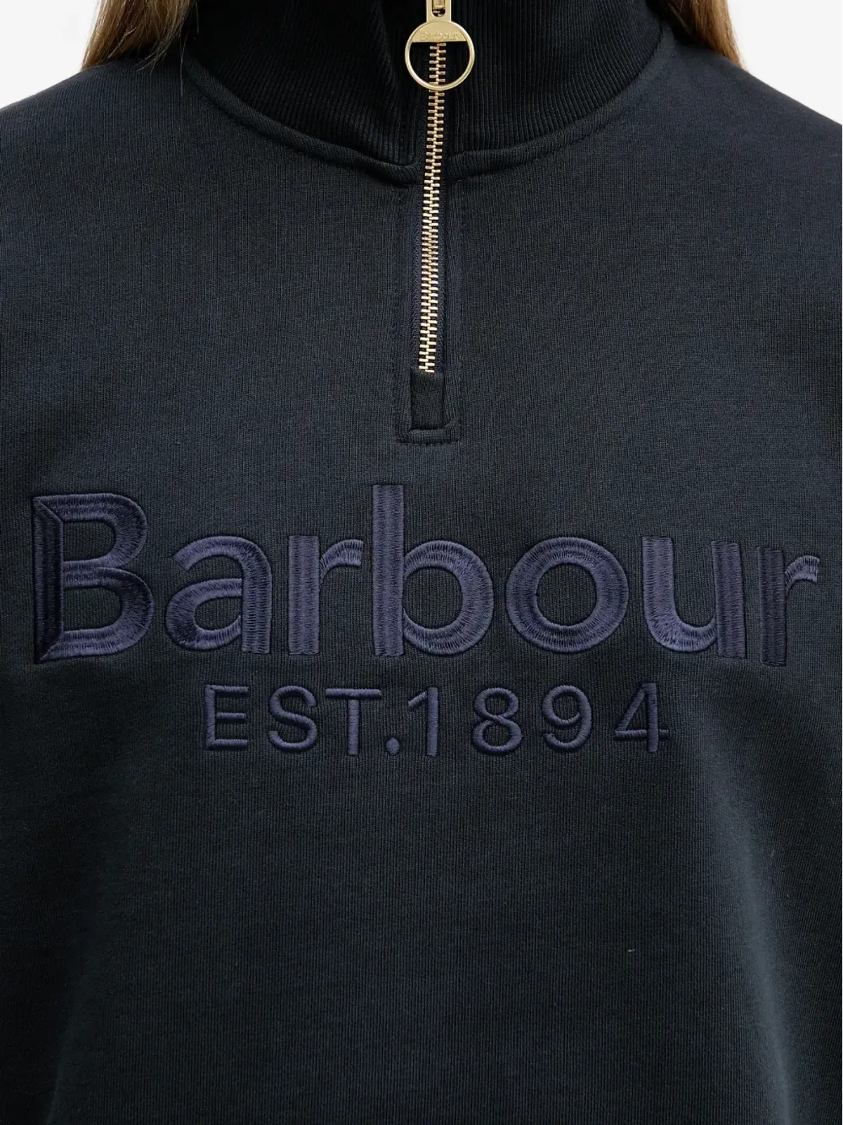 Barbour Sara ジップ付きタートルネックセーター - 画像5