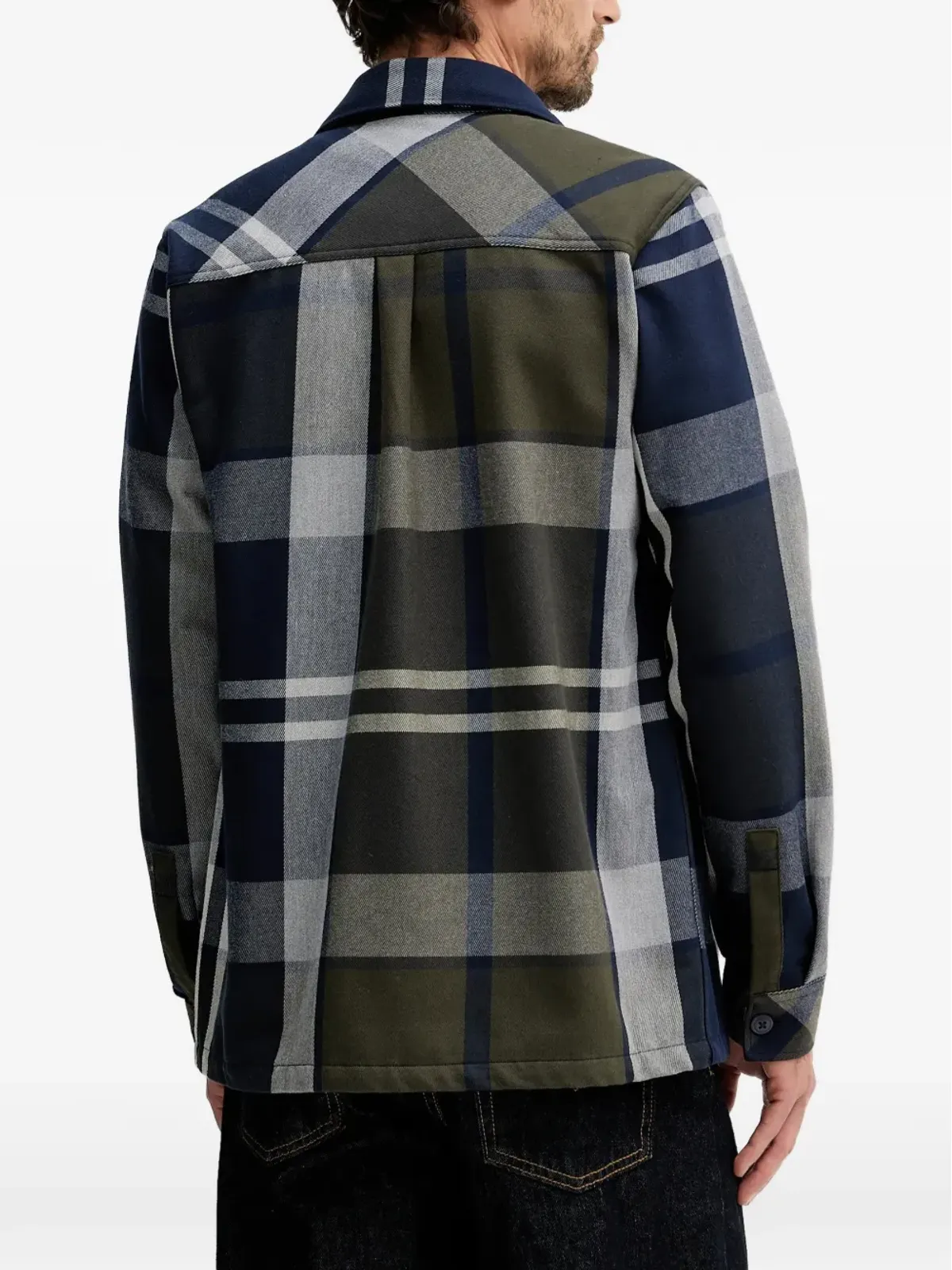 Barbour ランニッチ チェック柄ジップシャツ - 画像3