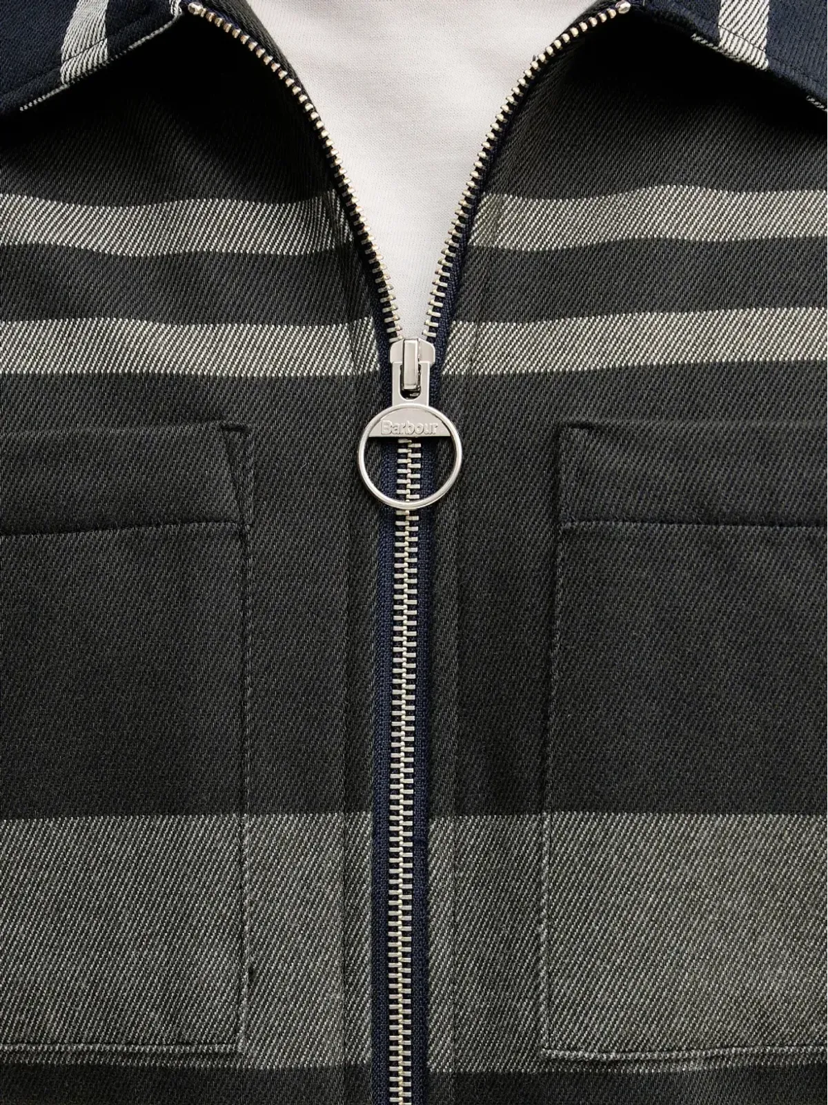 Barbour ランニッチ チェック柄ジップシャツ - 画像4