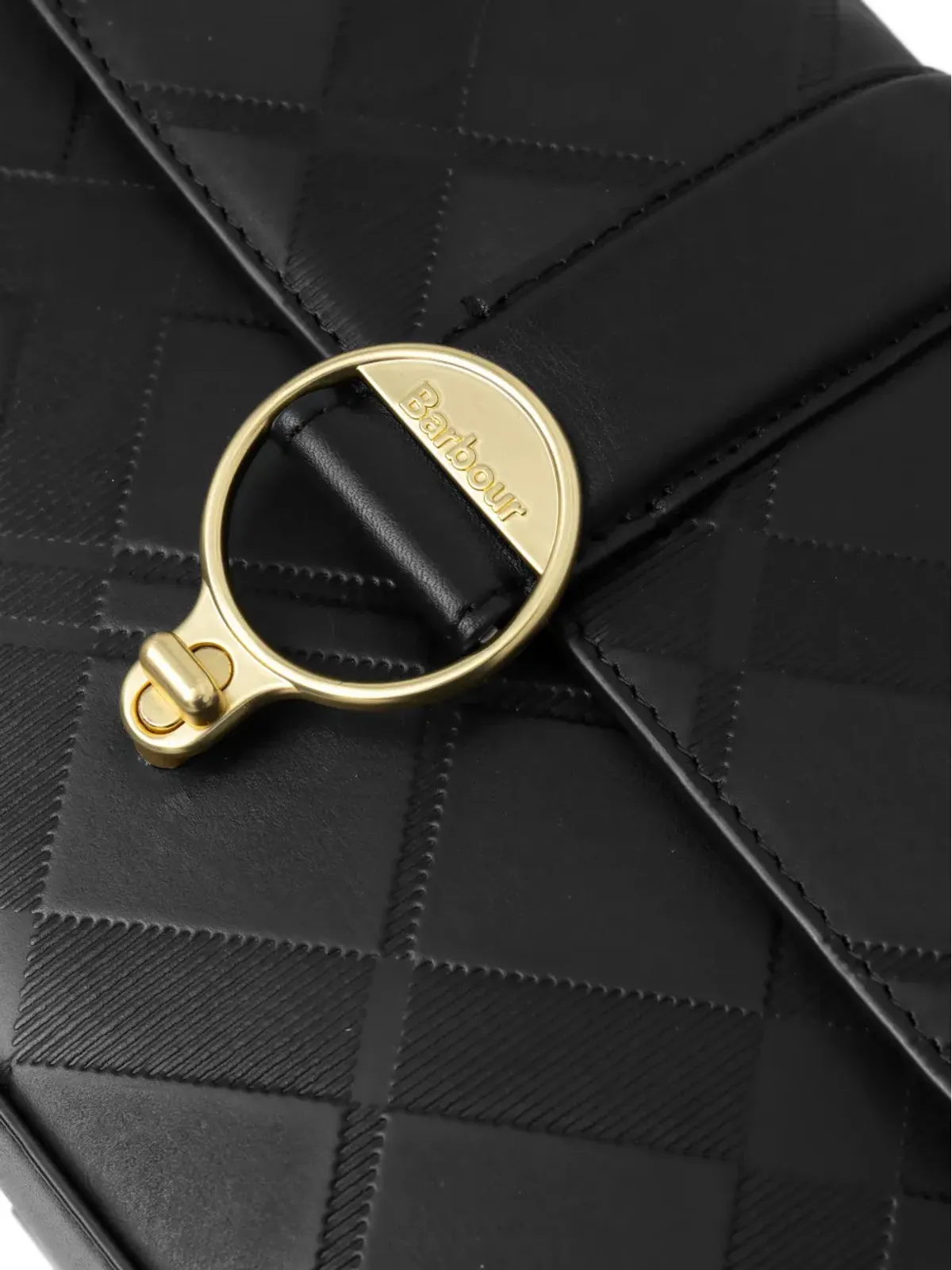 Barbour ロザ デボス キルテッド バックル クロスボディバッグ - 画像4