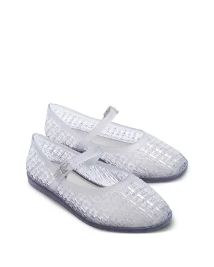 Melissa Harper バックルストラップ バレエフラット - White - サムネイル2