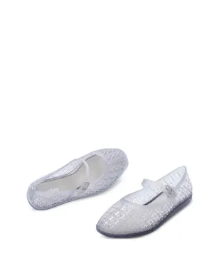 Melissa Harper バックルストラップ バレエフラット - White - サムネイル3