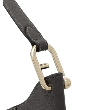 Furla Lara ゴールドトーン・トップステッチ トートバッグ - グレー - サムネイル3