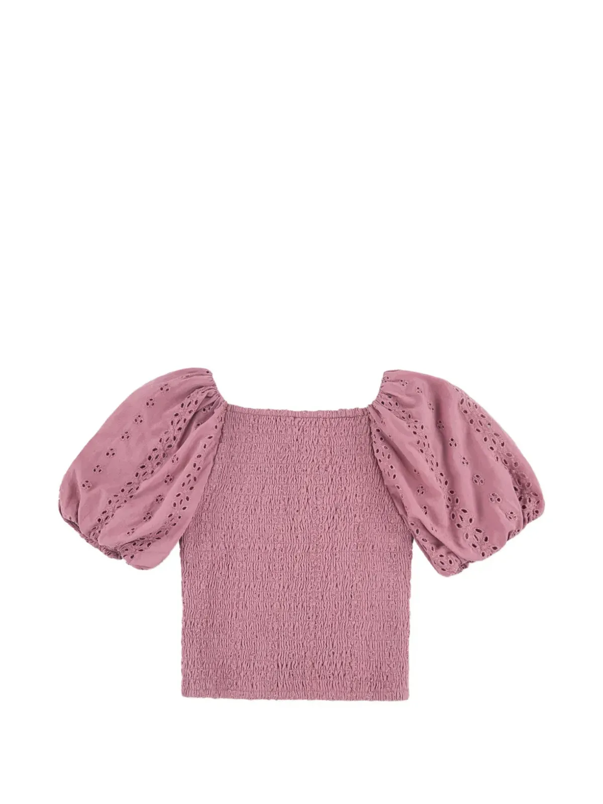 ABERCROMBIE FITCH KIDS スモックアイレット パフスリーブトップ - 画像2