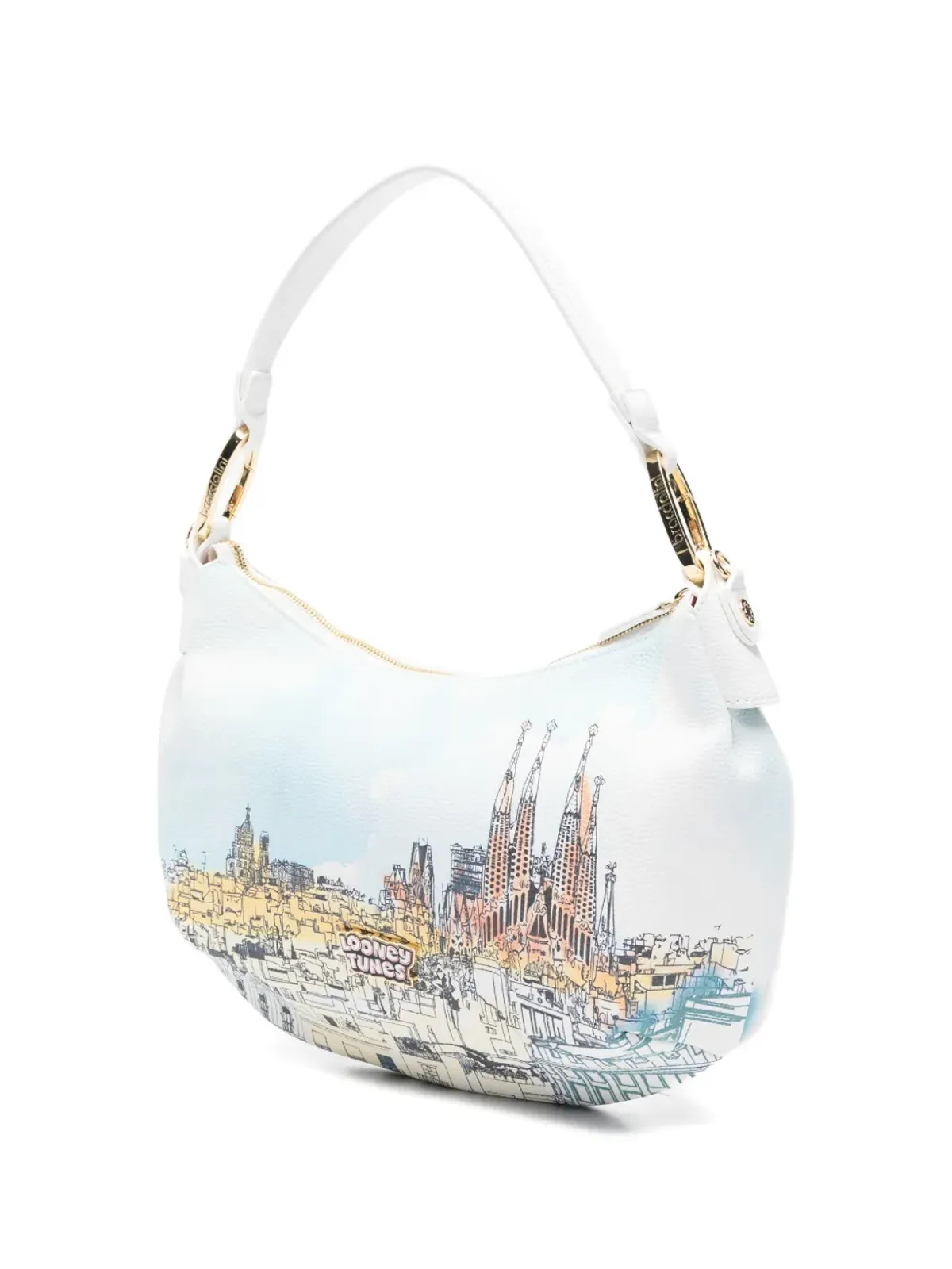 Braccialini Cartoline LT グラフィックプリント ショルダーバッグ - White - 画像3