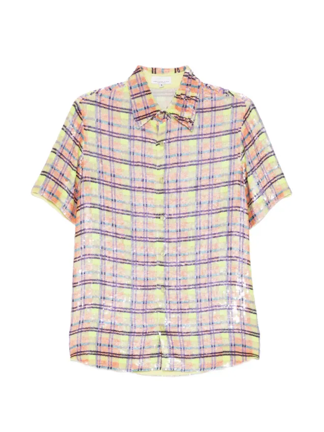 Ashish Ashish チェック柄シャツ - イエローの商品画像