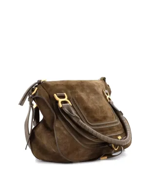 Chloé Pre-Owned マーシー スエード ミディアム ショルダーバッグ - グリーン - サムネイル3