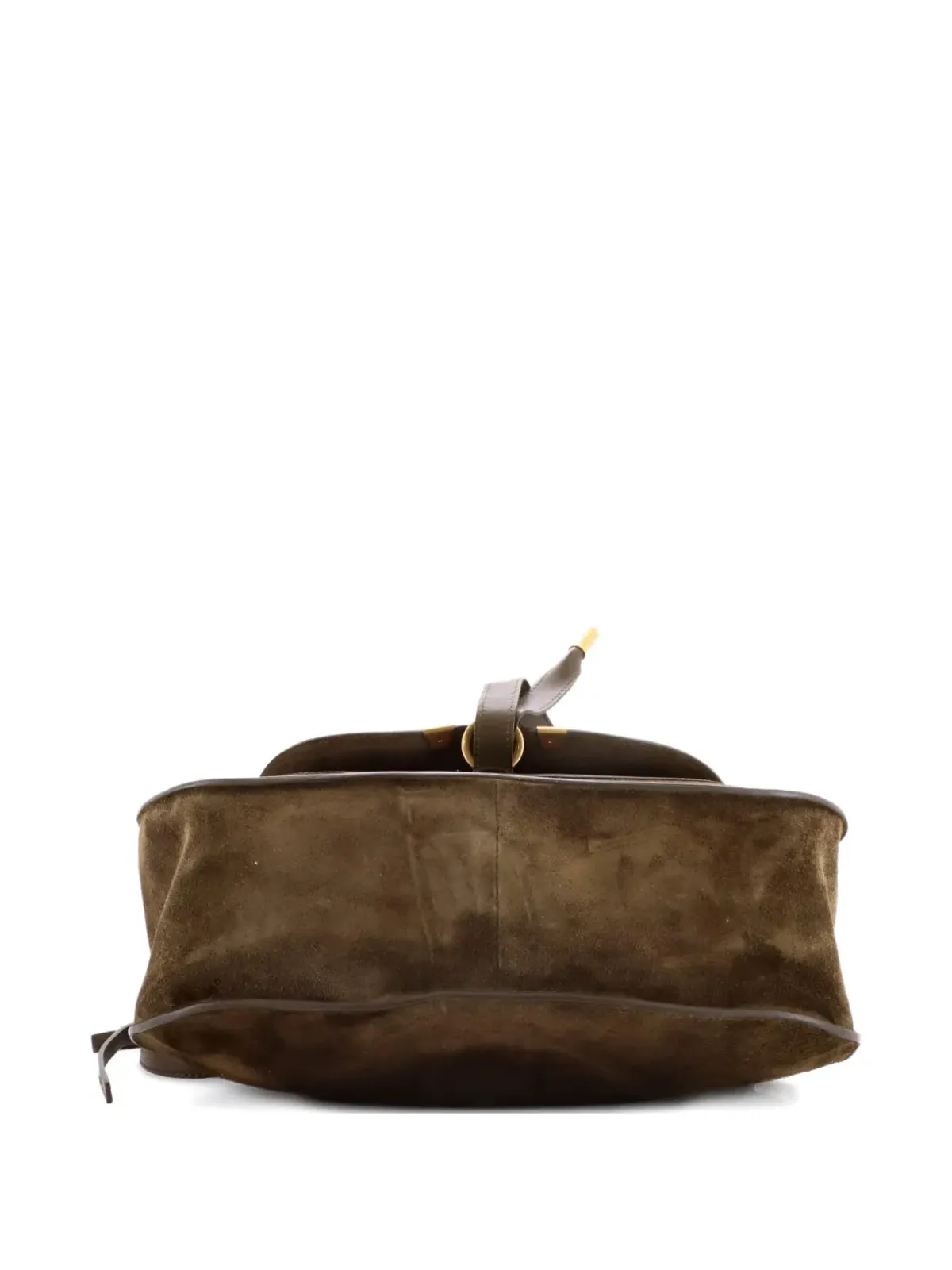 Chloé Pre-Owned マーシー スエード ミディアム ショルダーバッグ - グリーン - 画像4