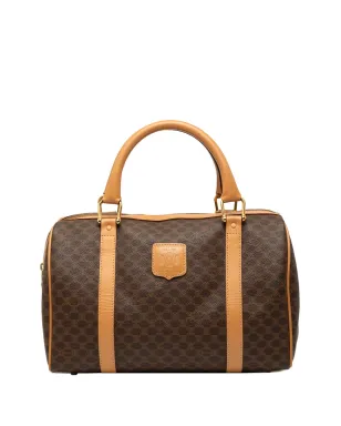 Celine Pre-Owned Macadam Coated Canvas ボストンバッグ（ブラウン） - サムネイル1