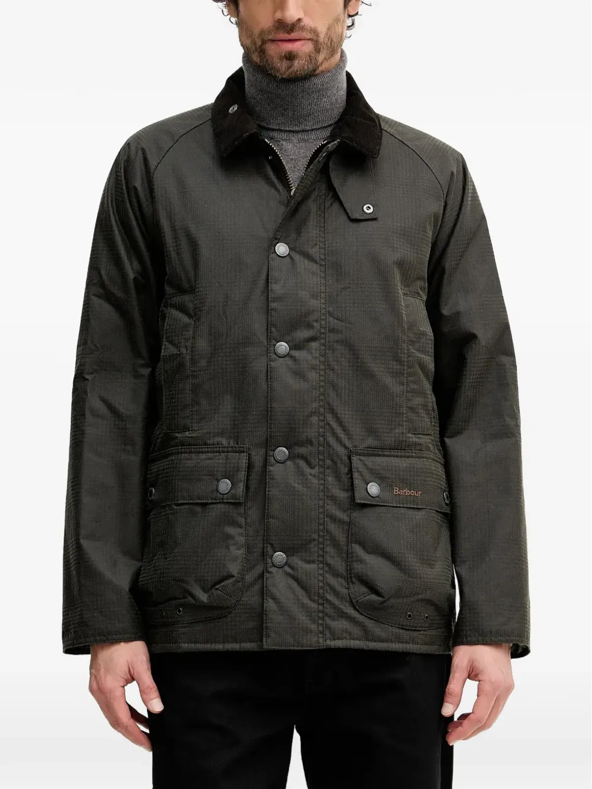 Barbour モダン ボーフォート チェック ボタンジャケット - 画像1