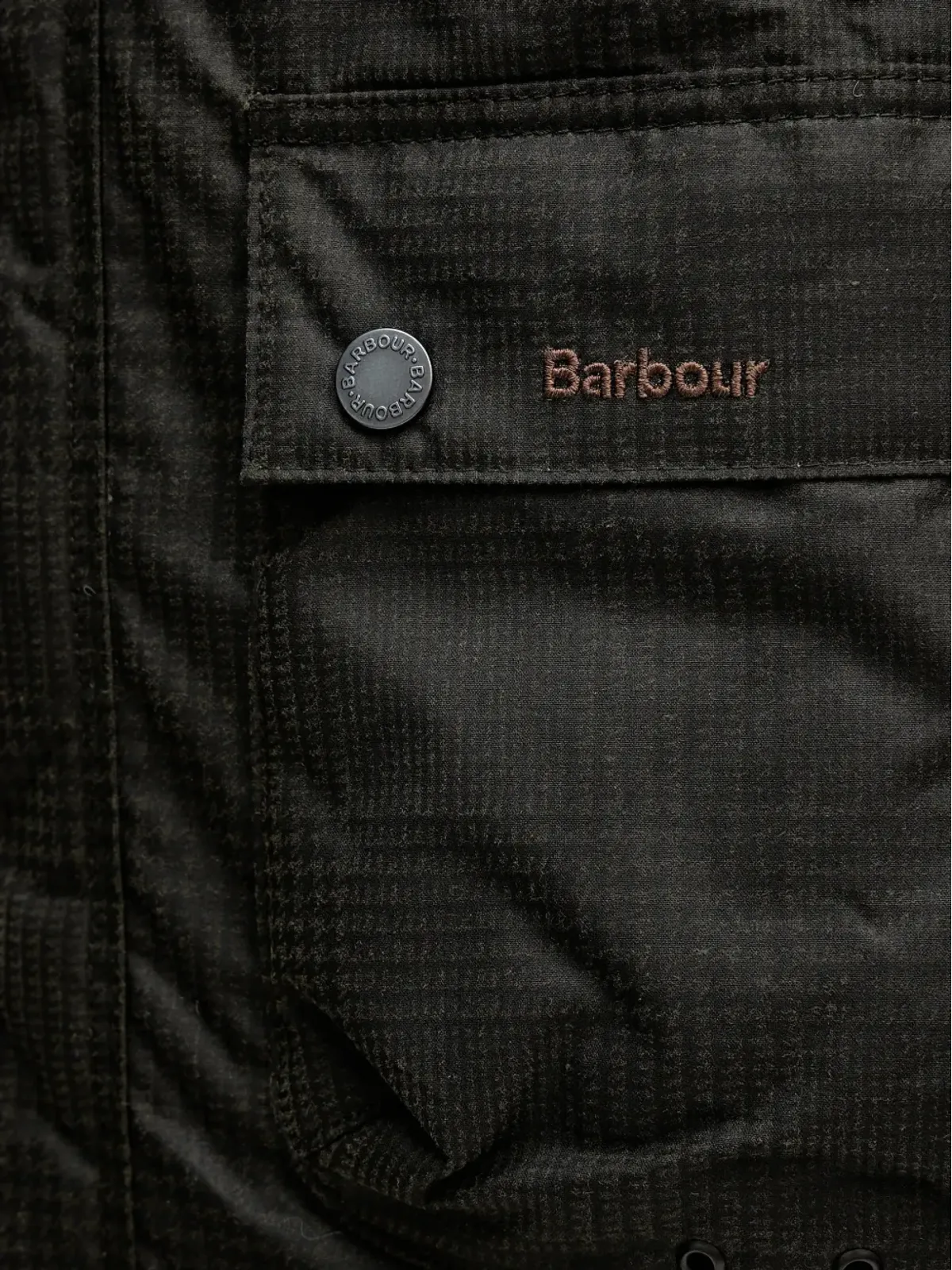 Barbour モダン ボーフォート チェック ボタンジャケット - 画像5
