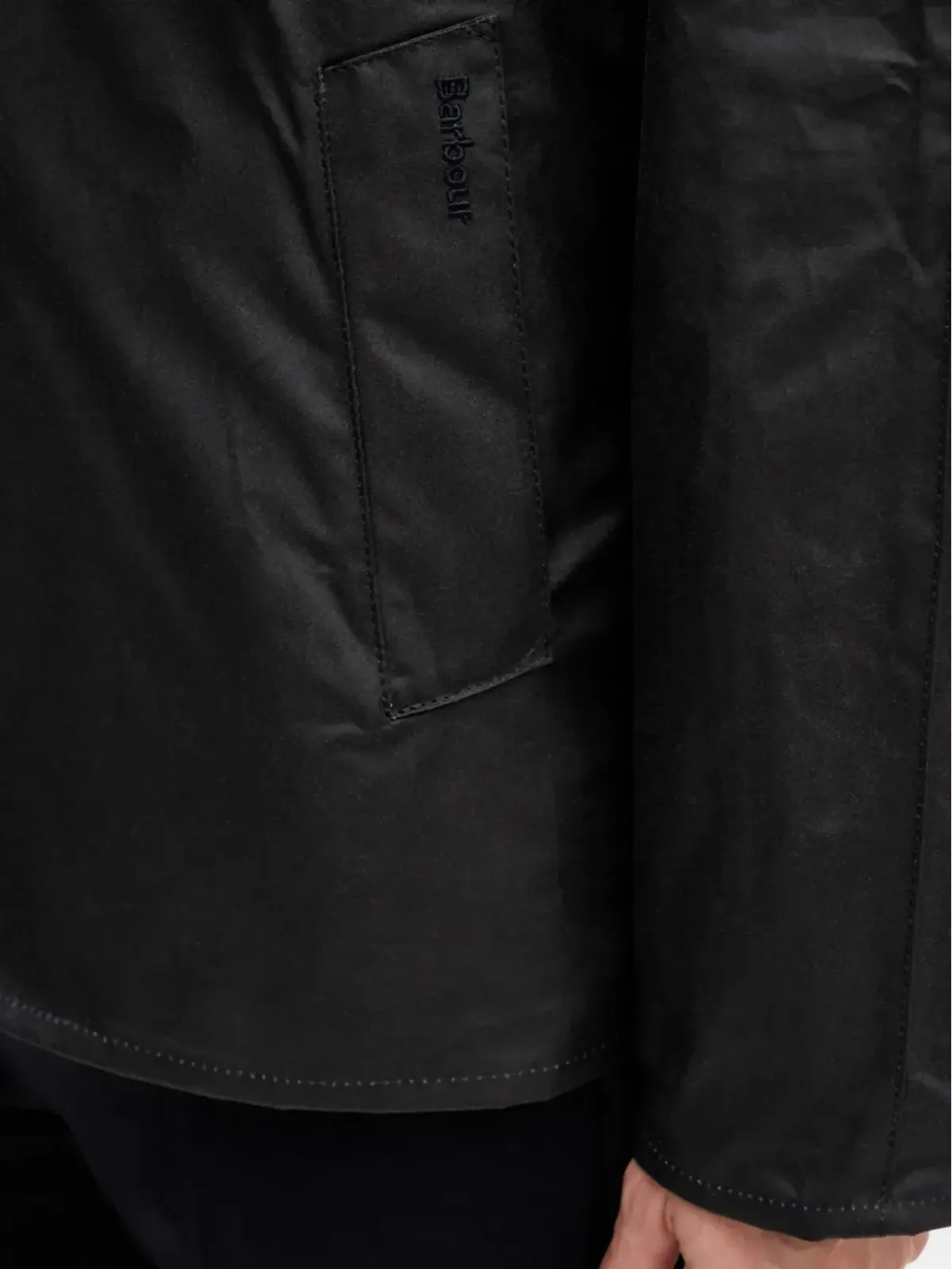 Barbour ショート Lorden コーデュロイ襟付きジャケット - ブルー - 画像5