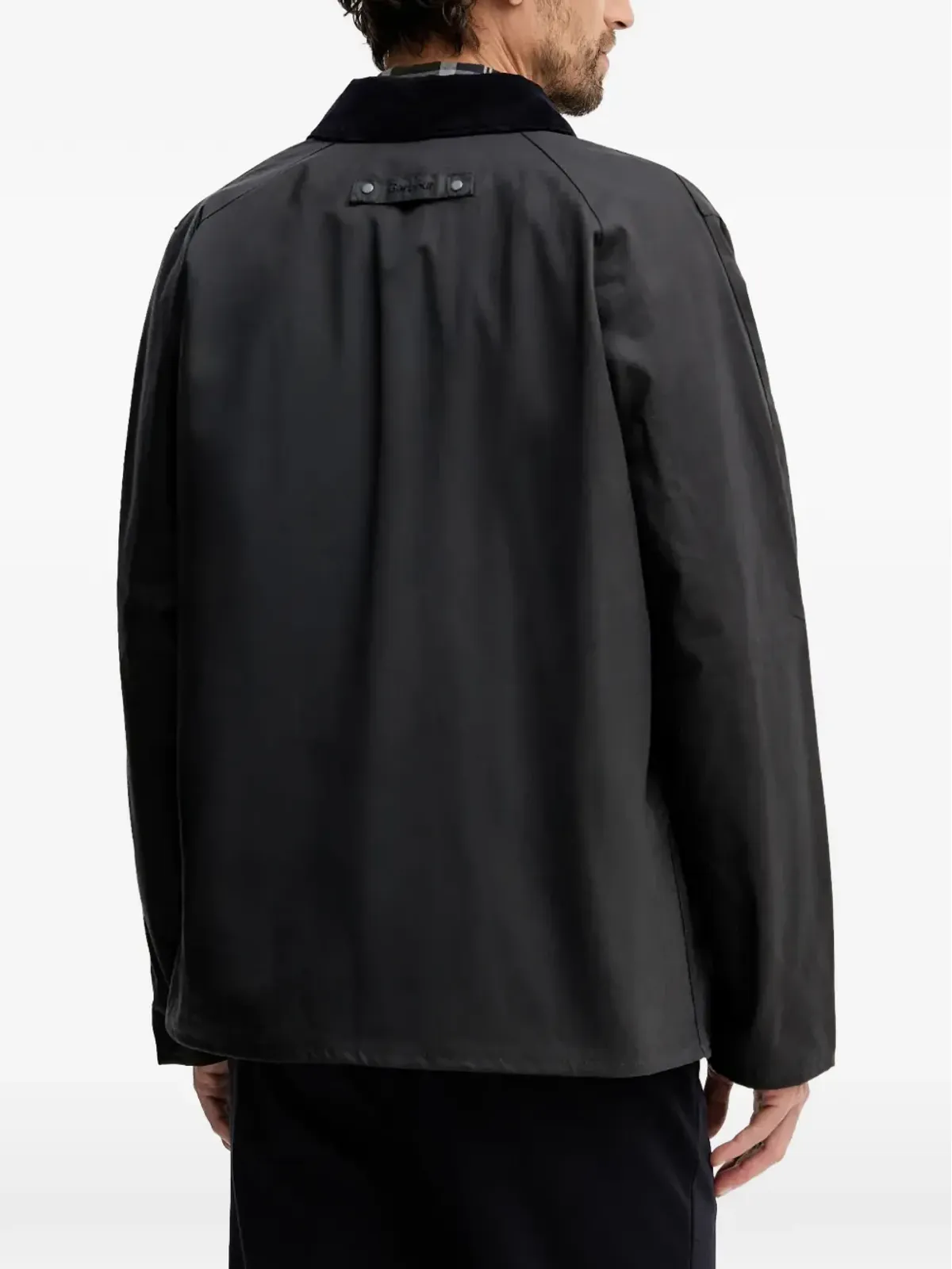 Barbour ショート Lorden コーデュロイ襟付きジャケット - ブルー - 画像3