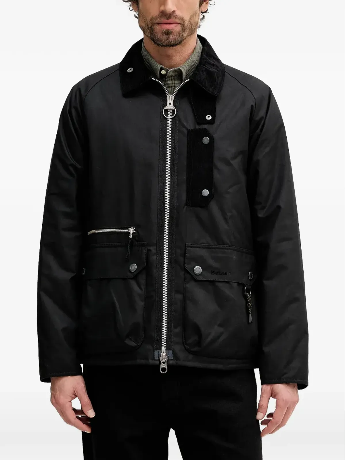 Barbour トラクト コーデュロイ トリム ポケットジャケット - 画像1