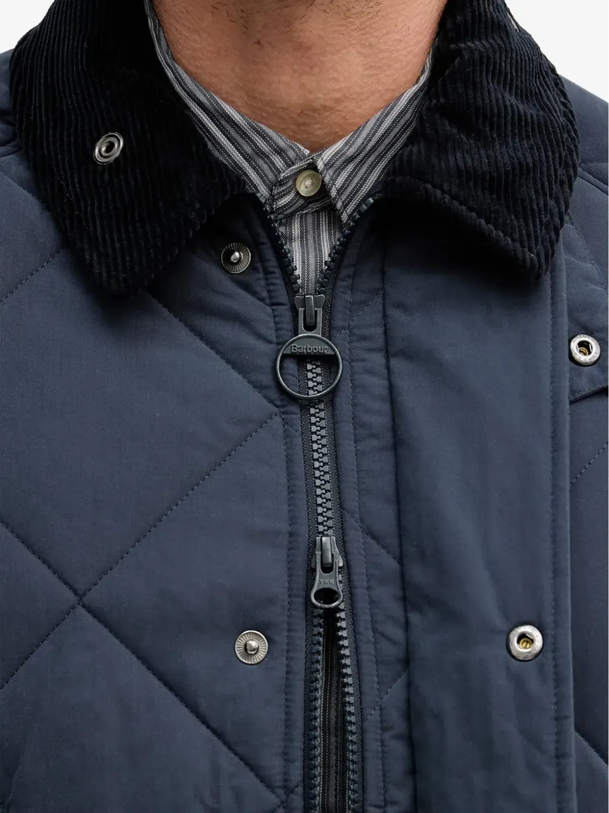 Barbour モダン・ベデイル キルテッド コーデュロイカラー ジャケット - 画像4