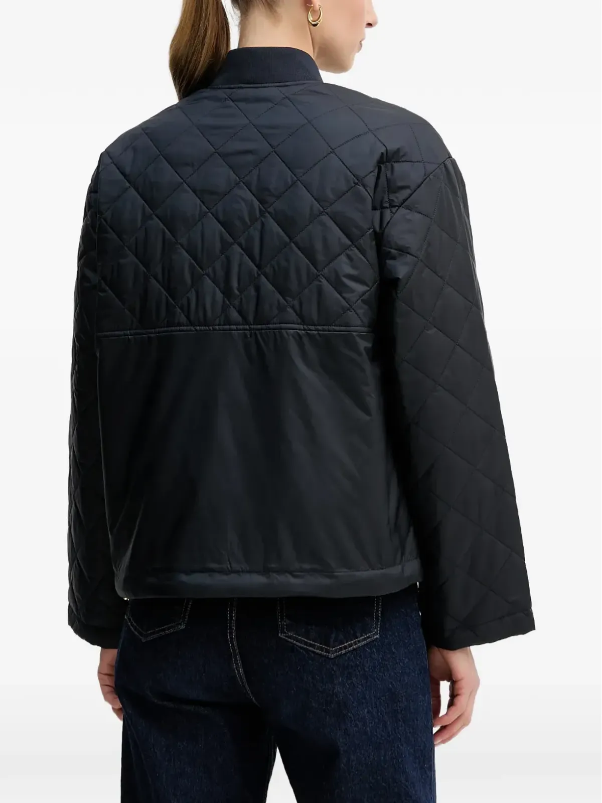 Barbour キルテッド ボタンジャケット - 画像4