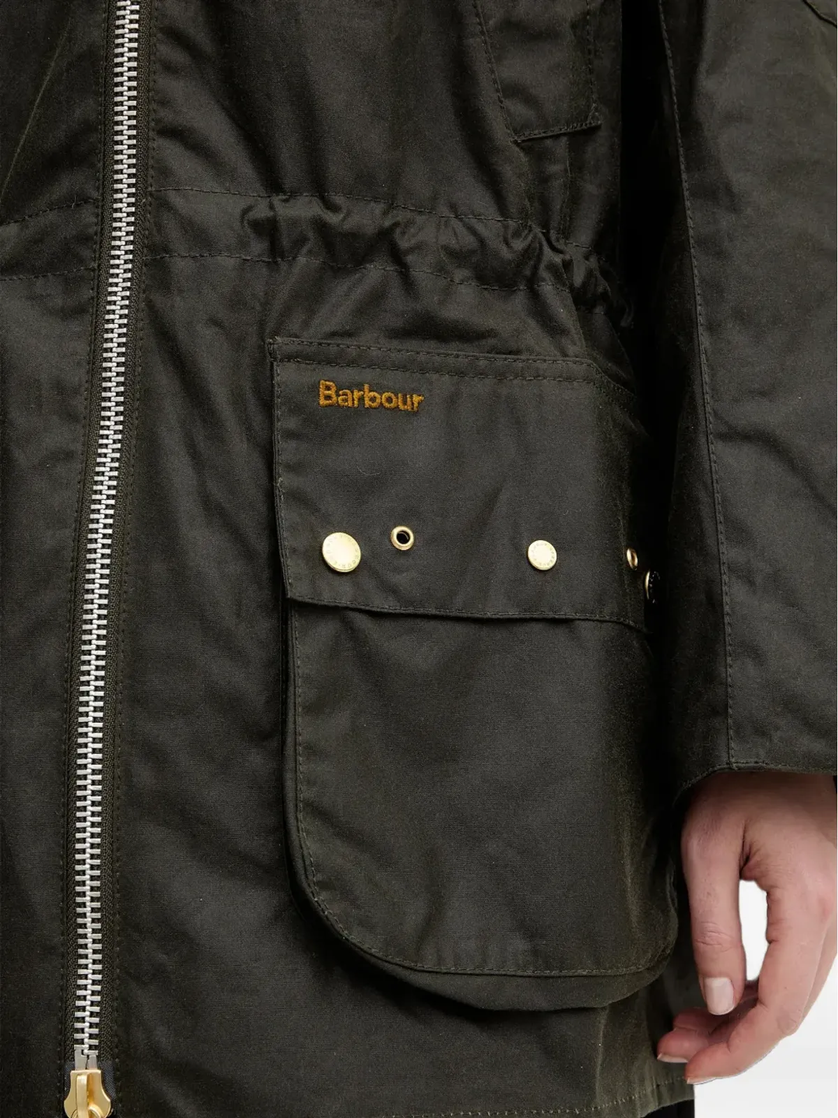 Barbour ドローストリング付きフードジャケット - 画像5