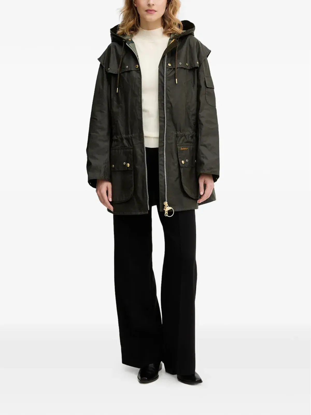 Barbour ドローストリング付きフードジャケット - 画像2