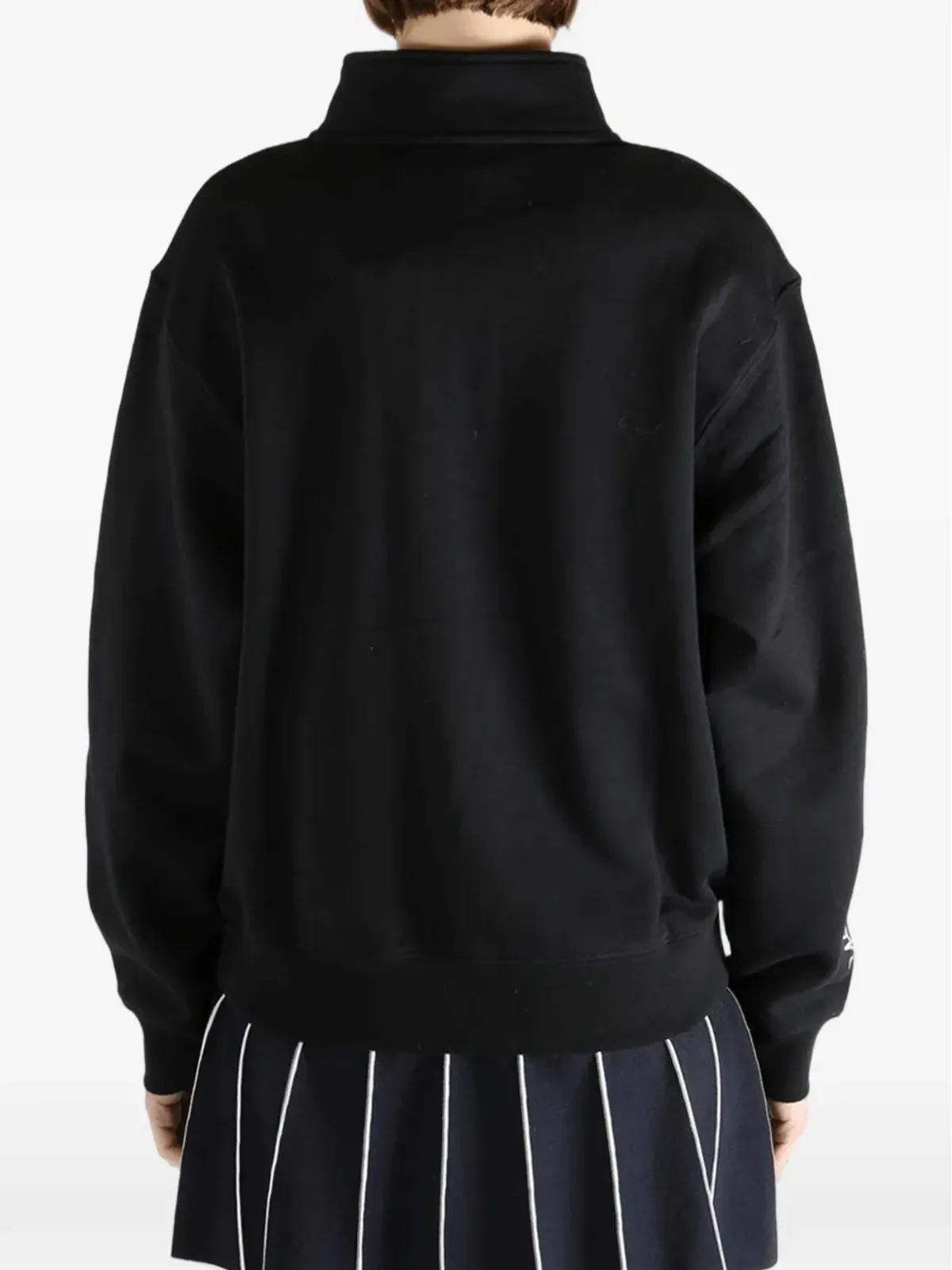 Malbon Golf ジップスウェットシャツ - ブラック - 画像5