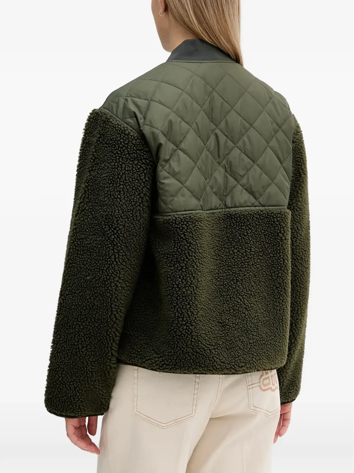 Barbour キルテッド テディジャケット - 画像3
