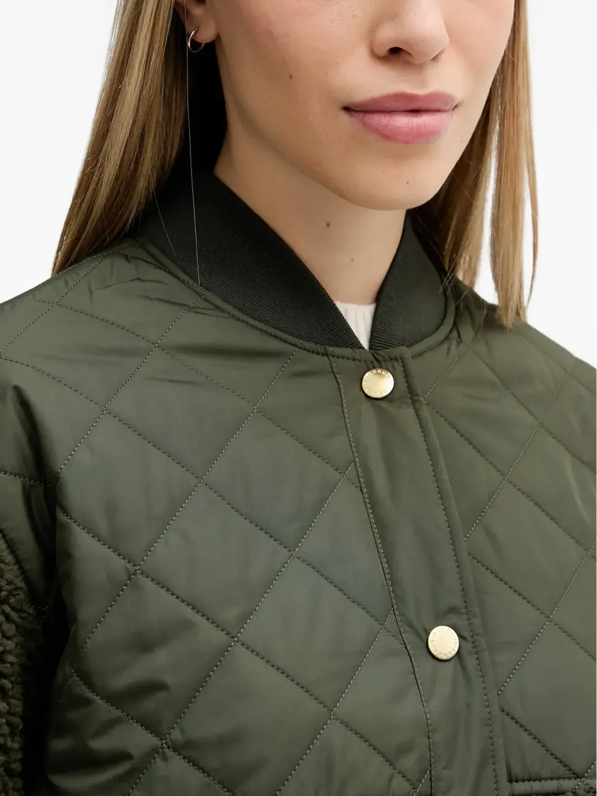 Barbour キルテッド テディジャケット - 画像4