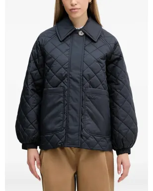 Barbour Laoise キルテッドジャケット ブルー - サムネイル1