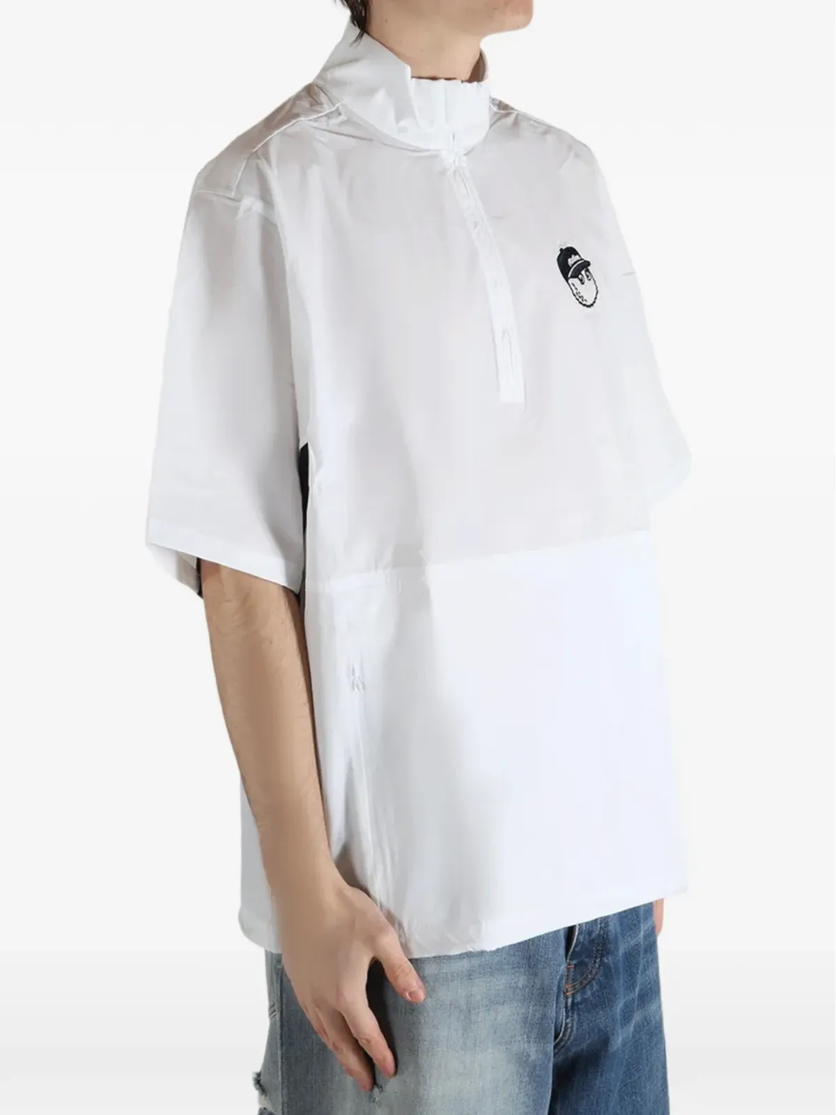 Malbon Golf ロゴ刺繍入り 半袖Tシャツ - 画像3
