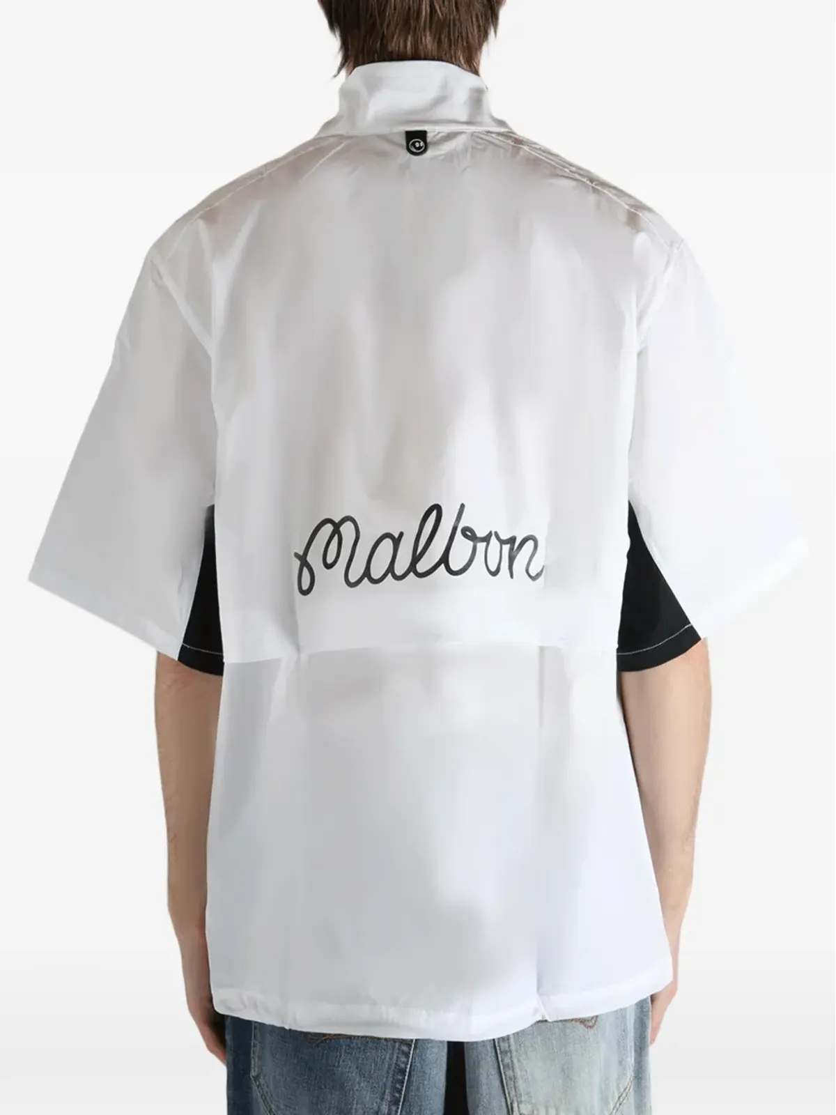 Malbon Golf ロゴ刺繍入り 半袖Tシャツ - 画像4
