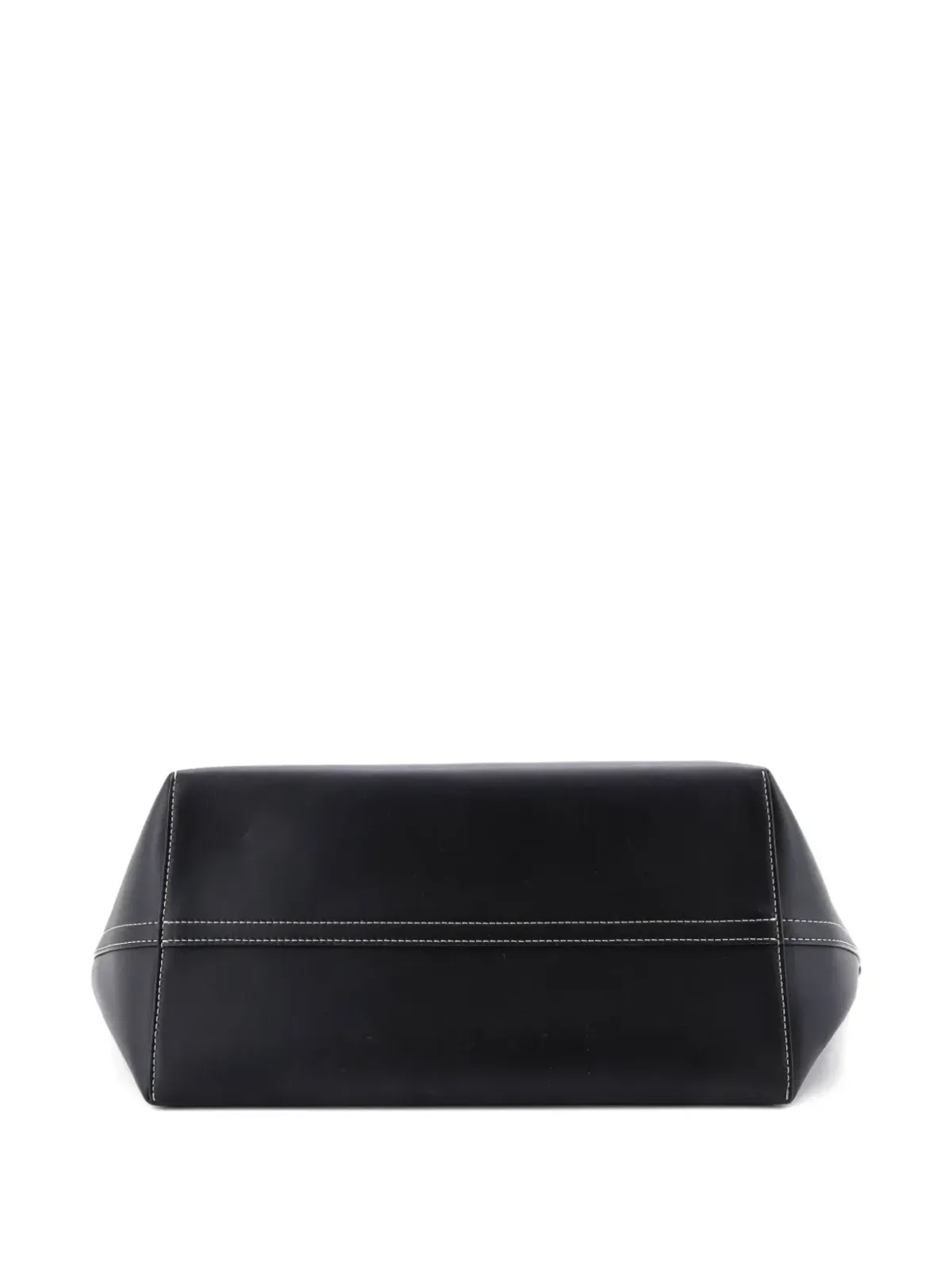Burberry Pre-Owned ソフトポケットレザー小型トートバッグ - 画像4