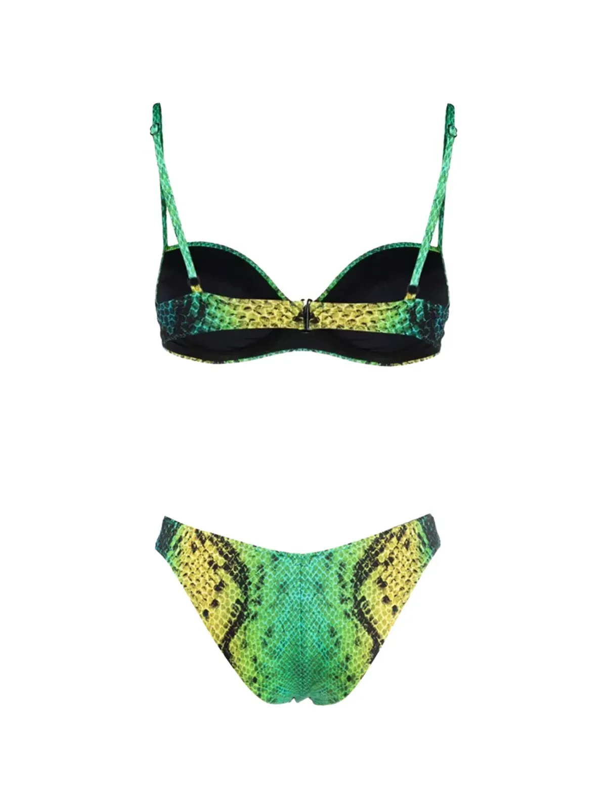 Noire Swimwear push-up v-cut bottom - Green - 画像2