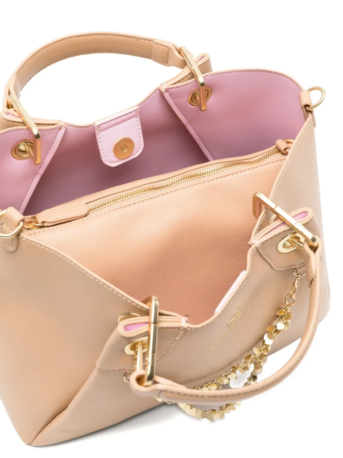 Braccialini Amy hearts-chain tote bag - 画像5