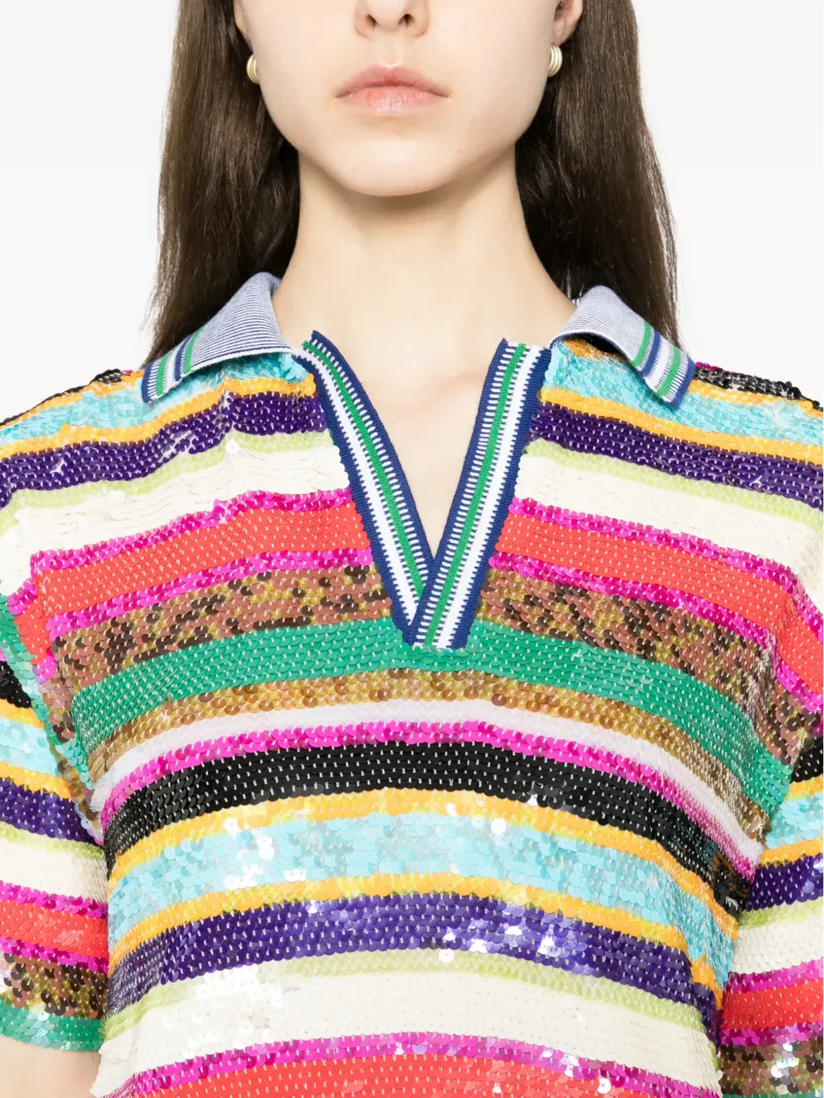 Ashish エンベリッシュド ポロシャツ - 画像5