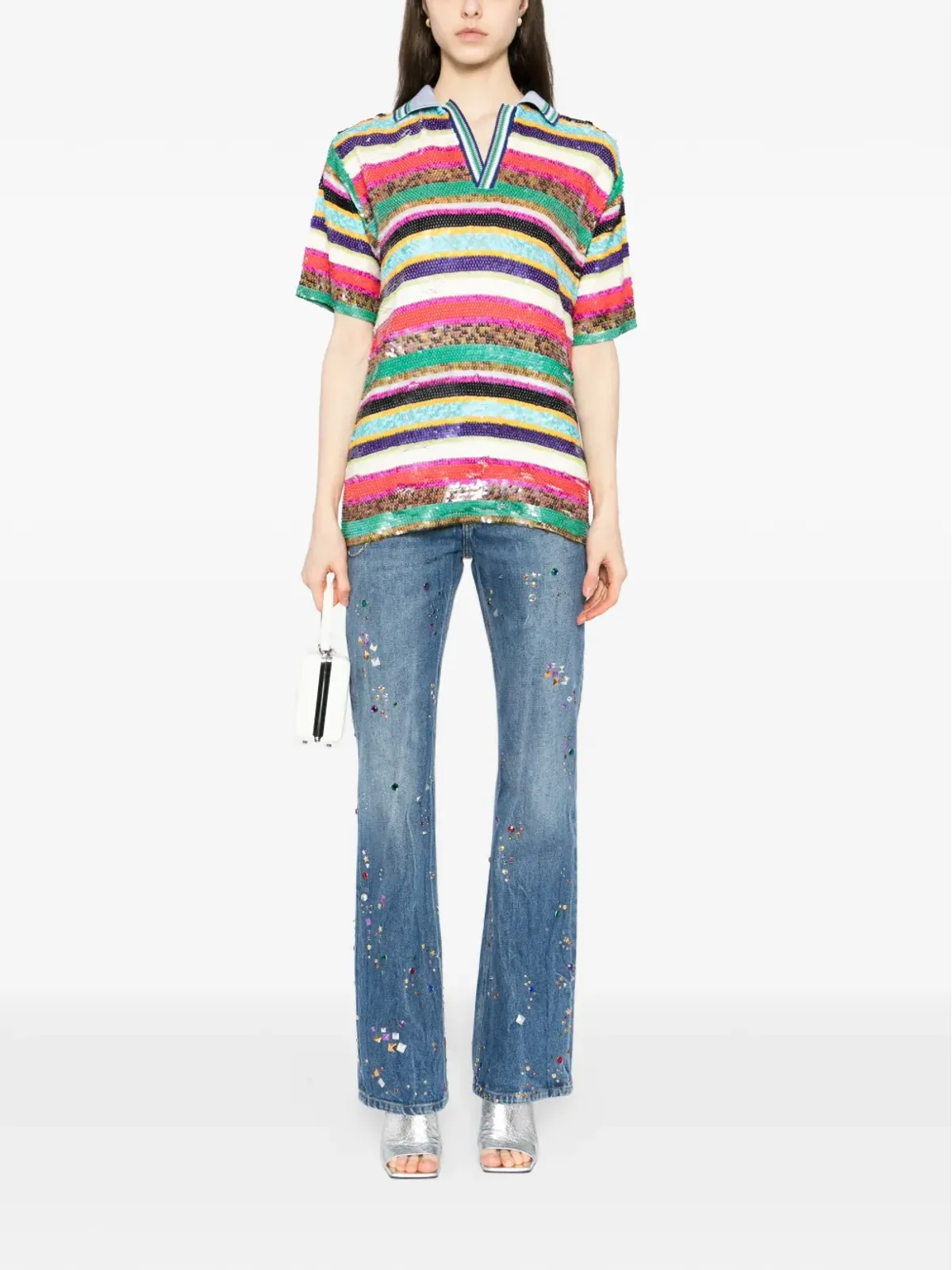Ashish エンベリッシュド ポロシャツ - 画像2