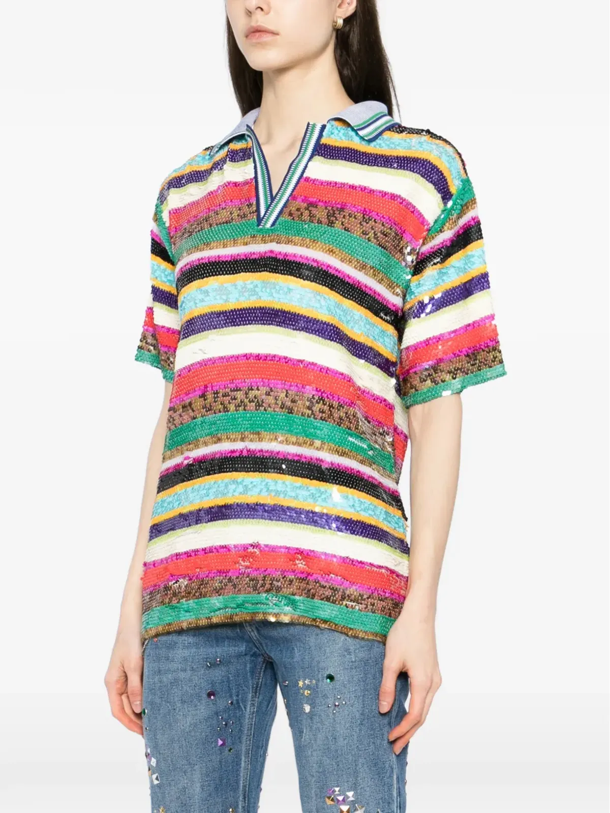 Ashish エンベリッシュド ポロシャツ - 画像3