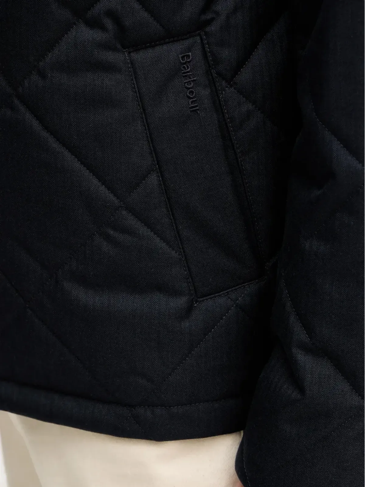 Barbour City Harrington キルトジャケット - 画像5