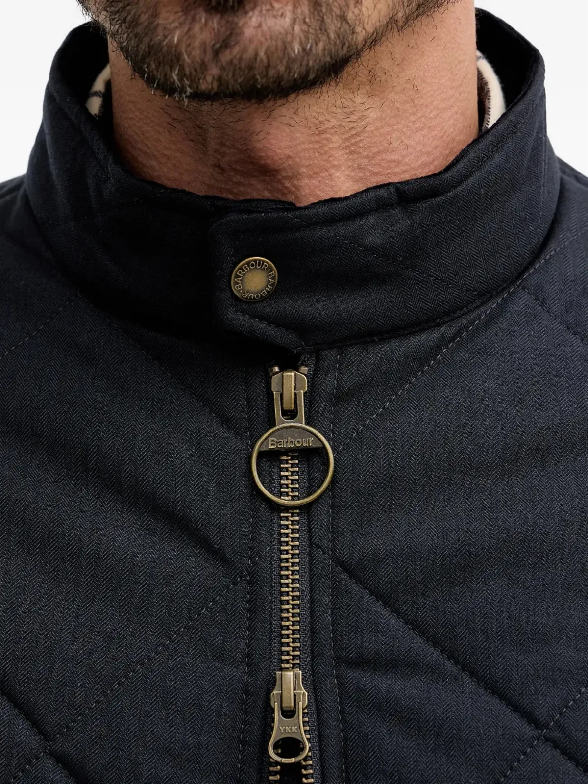 Barbour City Harrington キルトジャケット - 画像4
