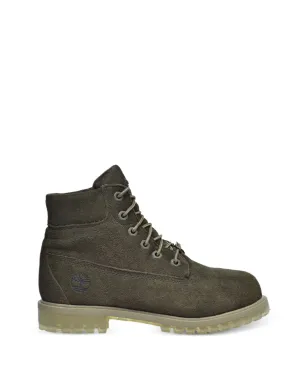 Timberland Kids プレミアムスエードブーツ（グリーン） - サムネイル2