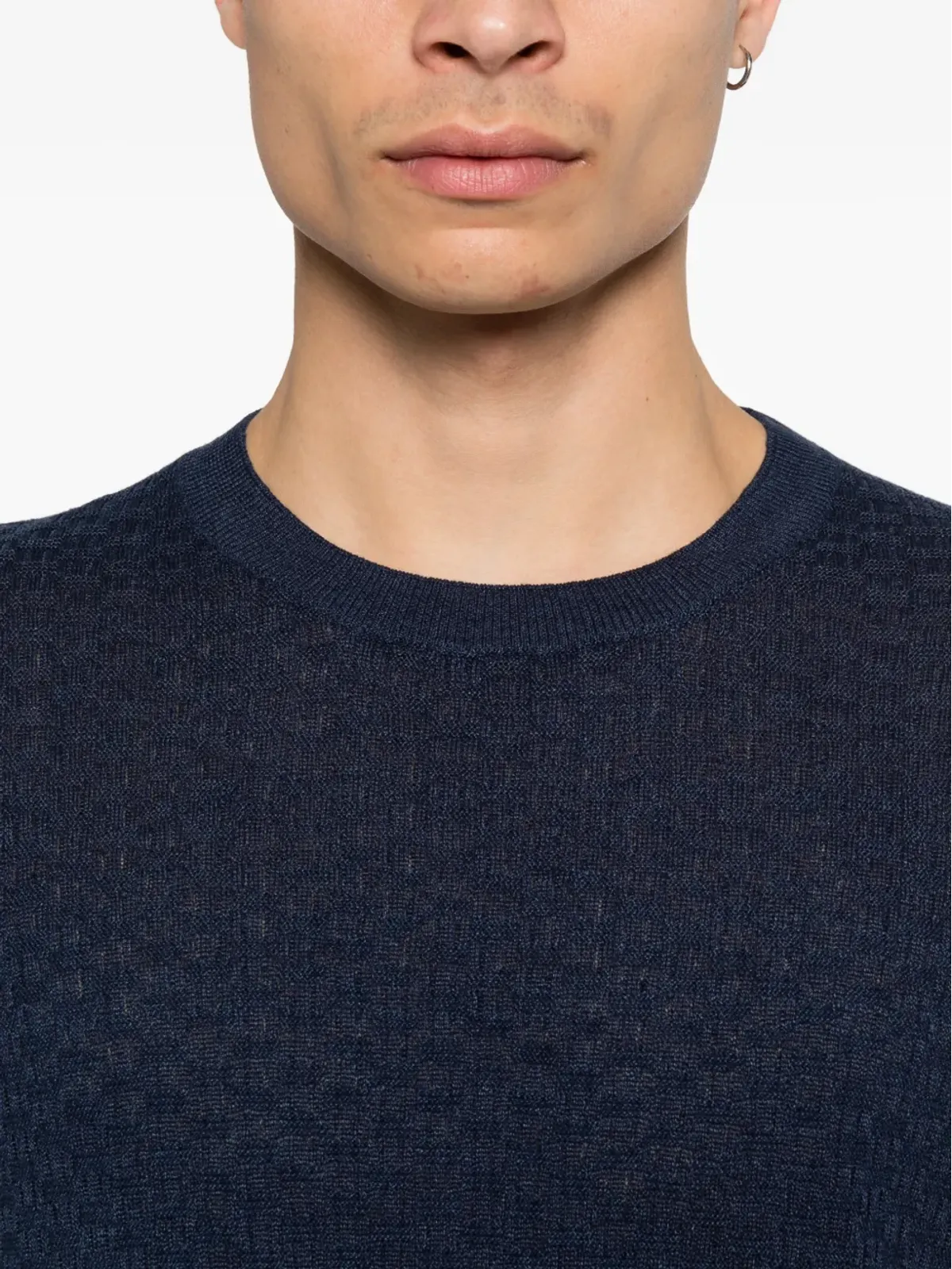 Fileria 短袖テクスチャードTシャツ - 画像5